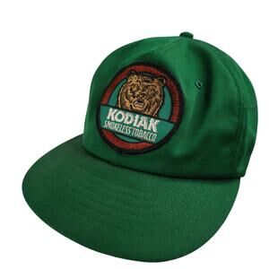 Vintage Kodiak Smokeless Tobacco Patch Trucker Hat